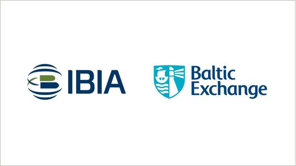 IBIA and Baltic Exchange logo side by side.