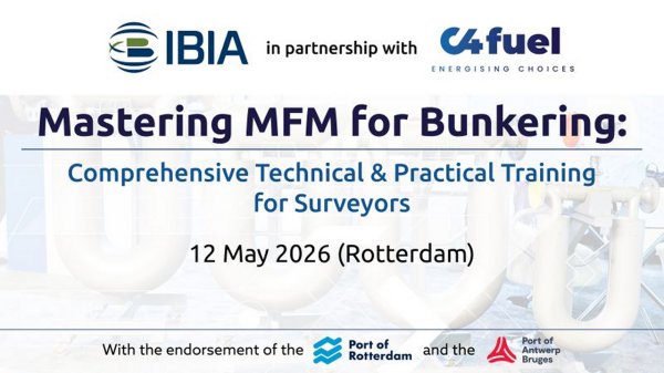 IBIA MFM bunkering training course graphic.