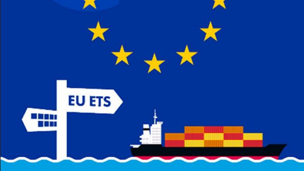 Section of the front cover of ClassNK's updated guidance on the EU ETS for shipping.