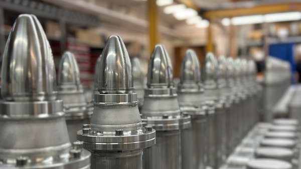 Photograph of tanker valves.