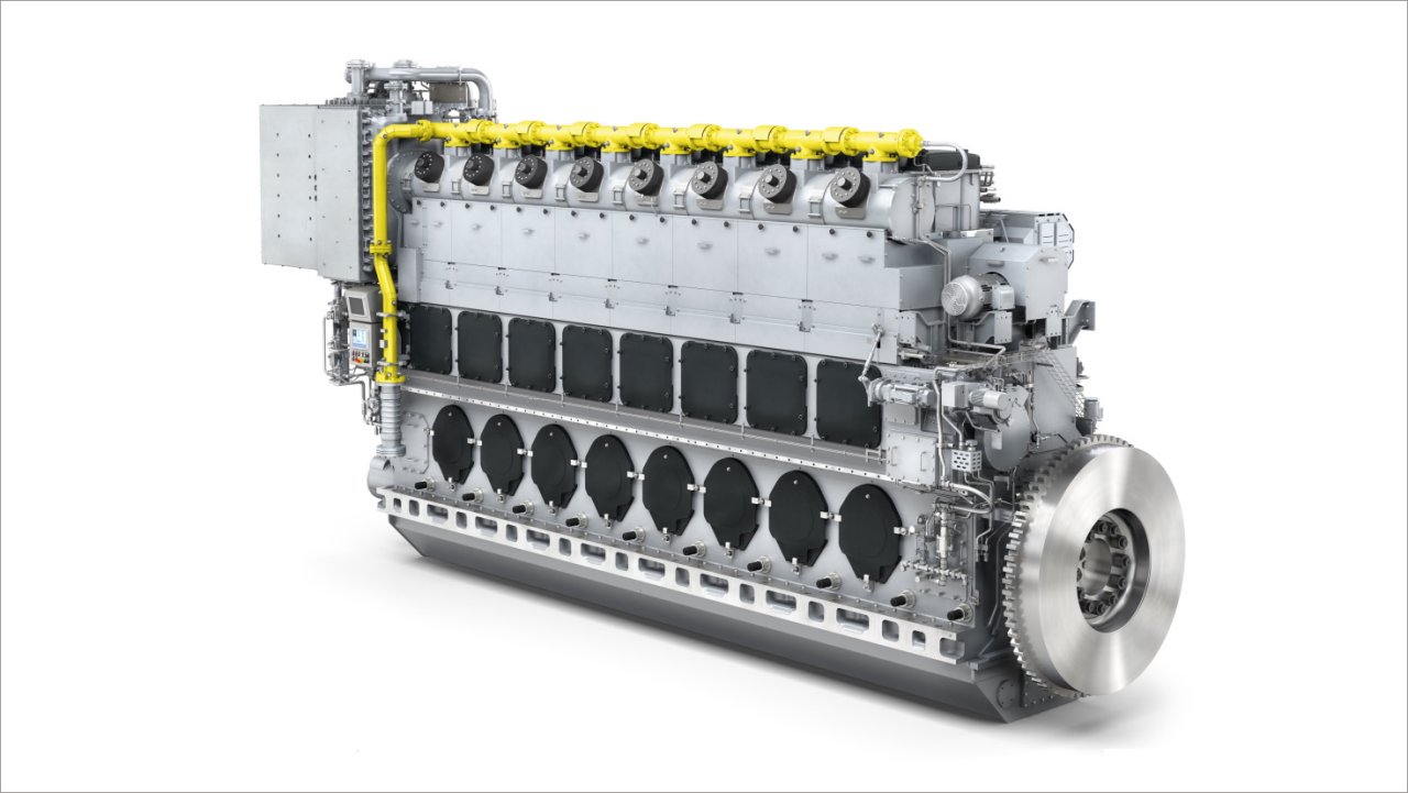 Everllence 8L51/60DF engine.