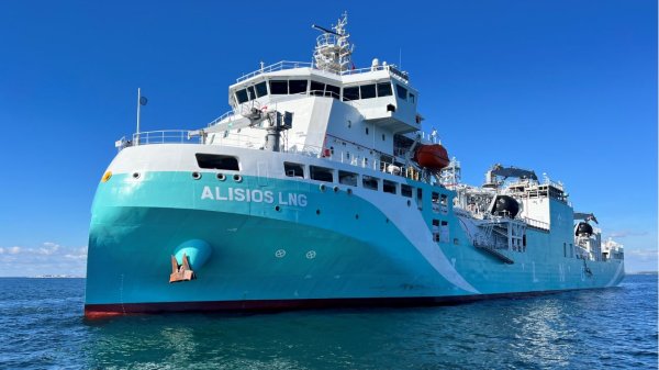The LNG bunkering vessel Alisios LNG.