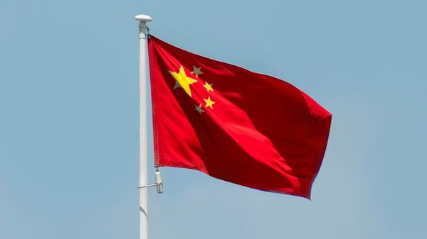 China flag.
