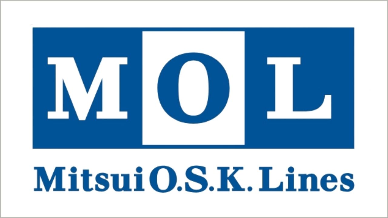 Mitsui O.S.K. Lines (MOL) logo.