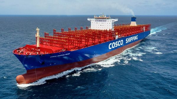 Cosco Shipping Peony vessel.