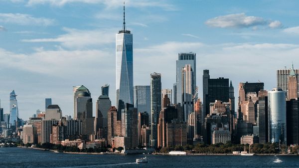 New York City skyline.