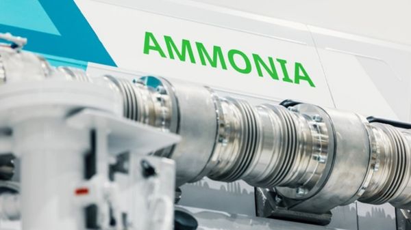 Ammonia fuel system component.