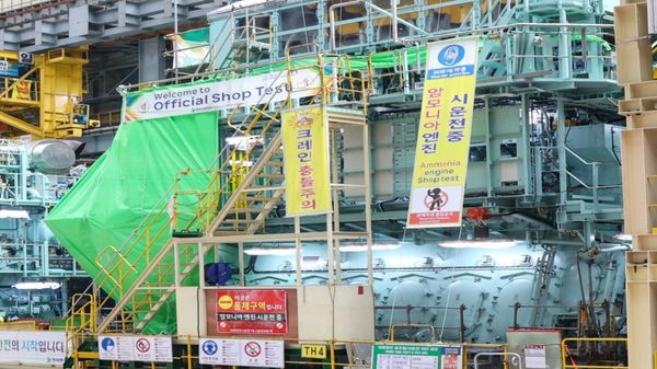 Everllence B&W 6G60ME-LGIA HPSCR engine.