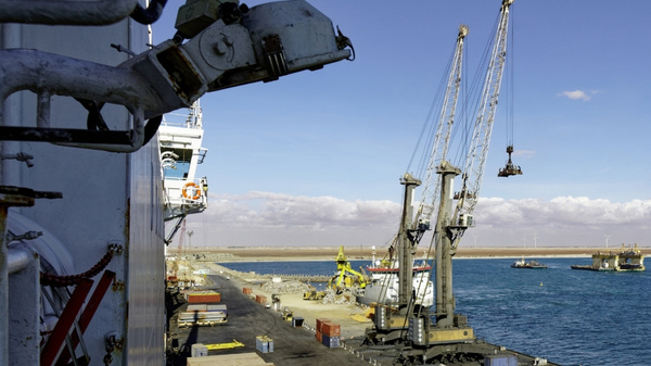 Port in Mauritania.