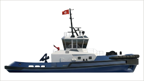 AmpRA 2900-CL vessel render.
