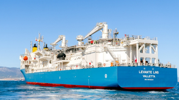 Levante LNG vessel.