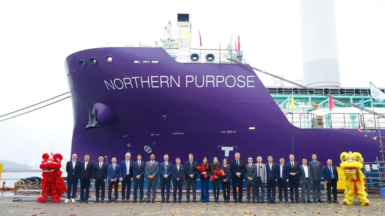 Northern Purpose naming ceremony.