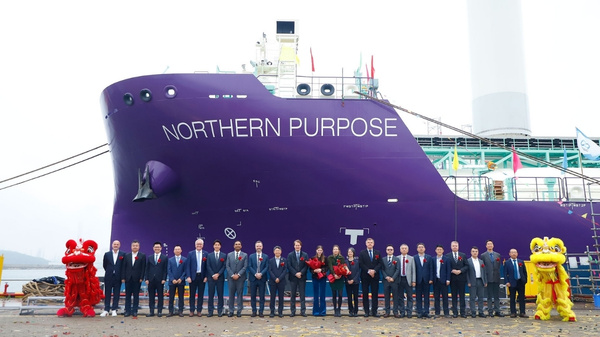 Northern Purpose naming ceremony.
