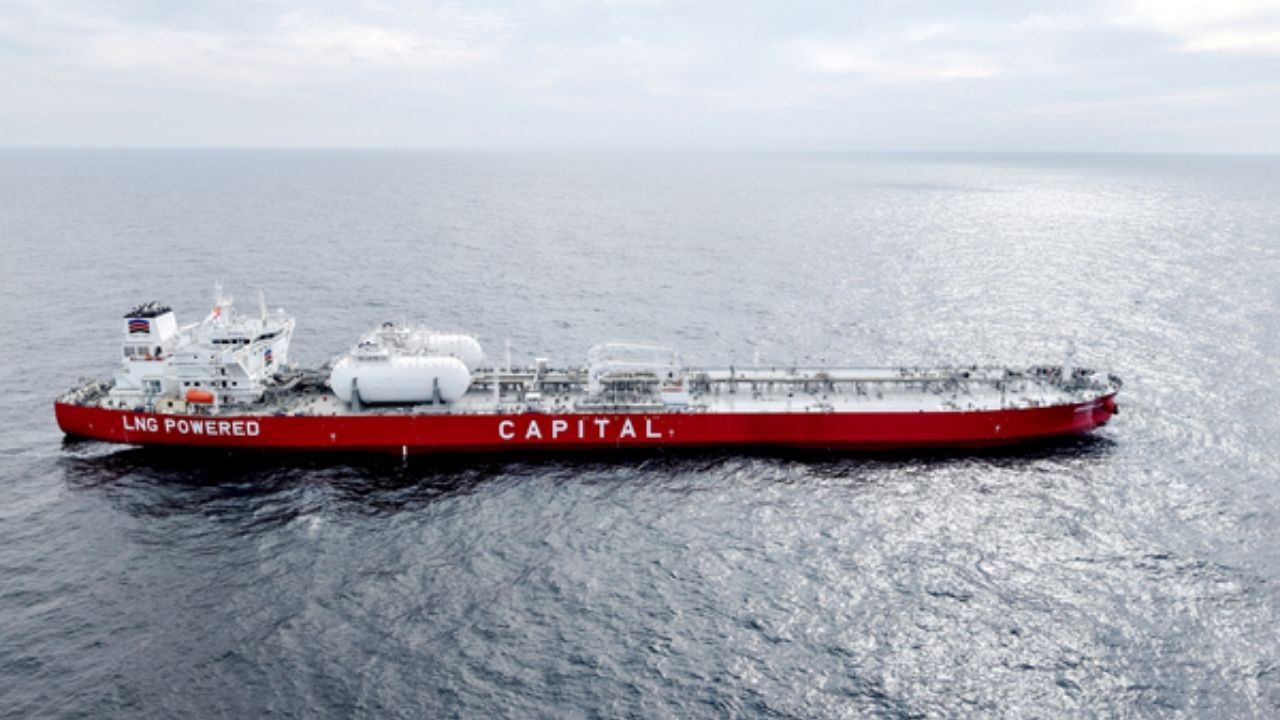 Capital's LNG dual-fuel tanker vessel.