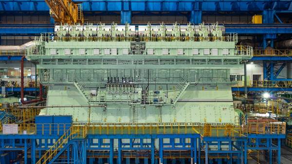 WinGD 12X92DF engine.