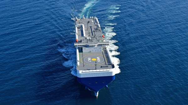 NYK Line car carrier render.