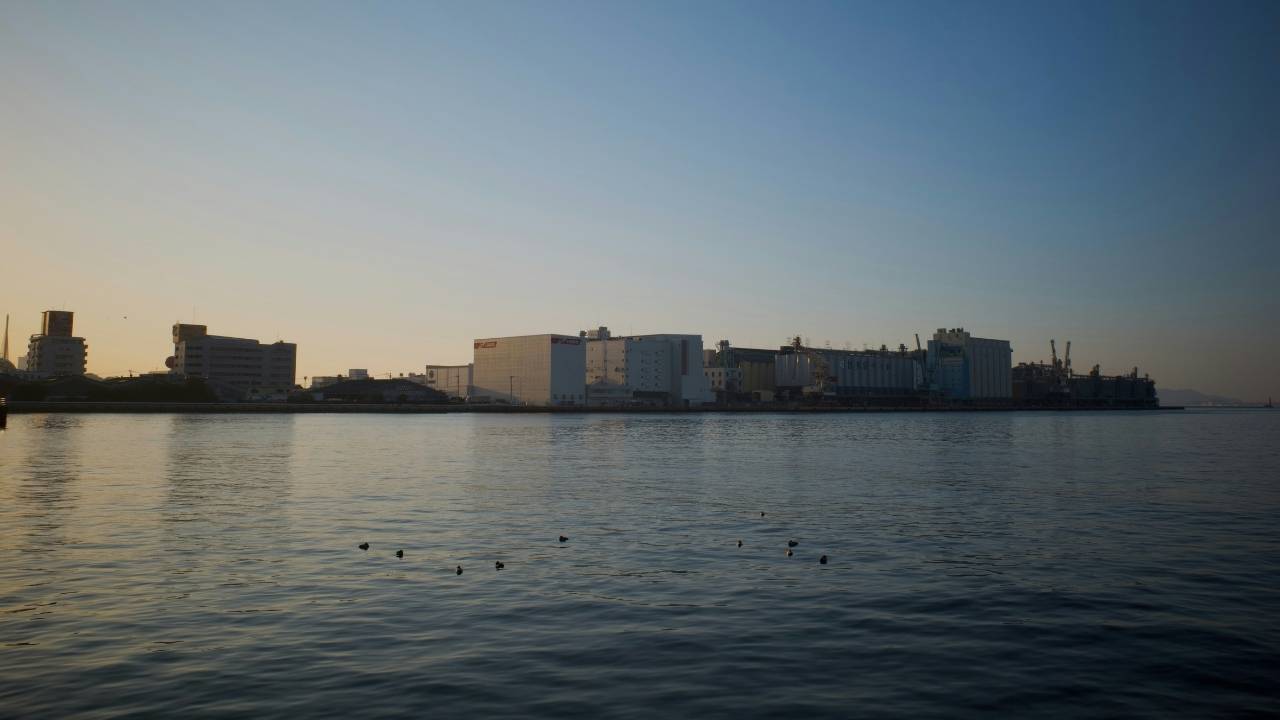 Hakata waterfront.