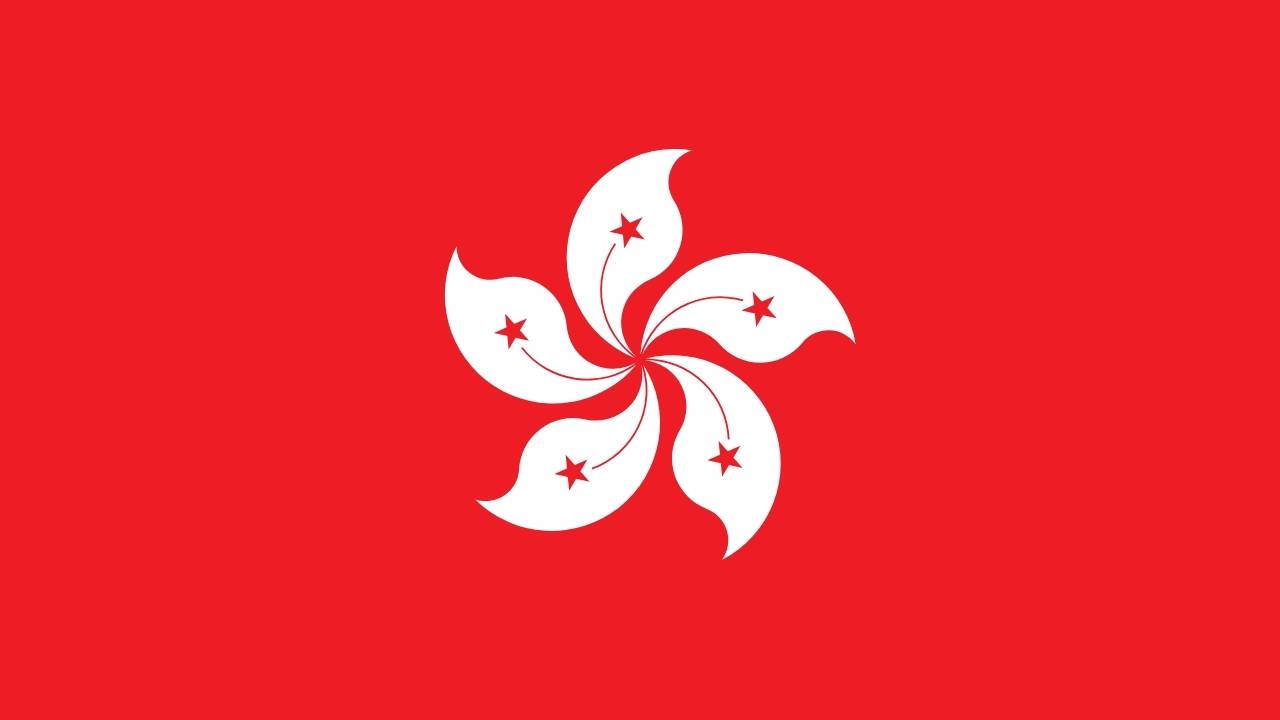 Hong Kong flag.