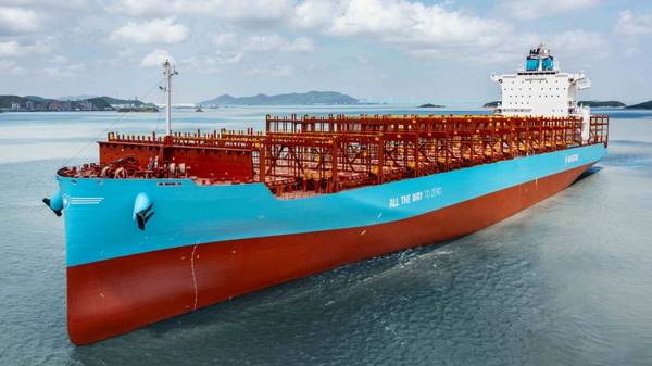 Maersk 5,900-teu vessel.