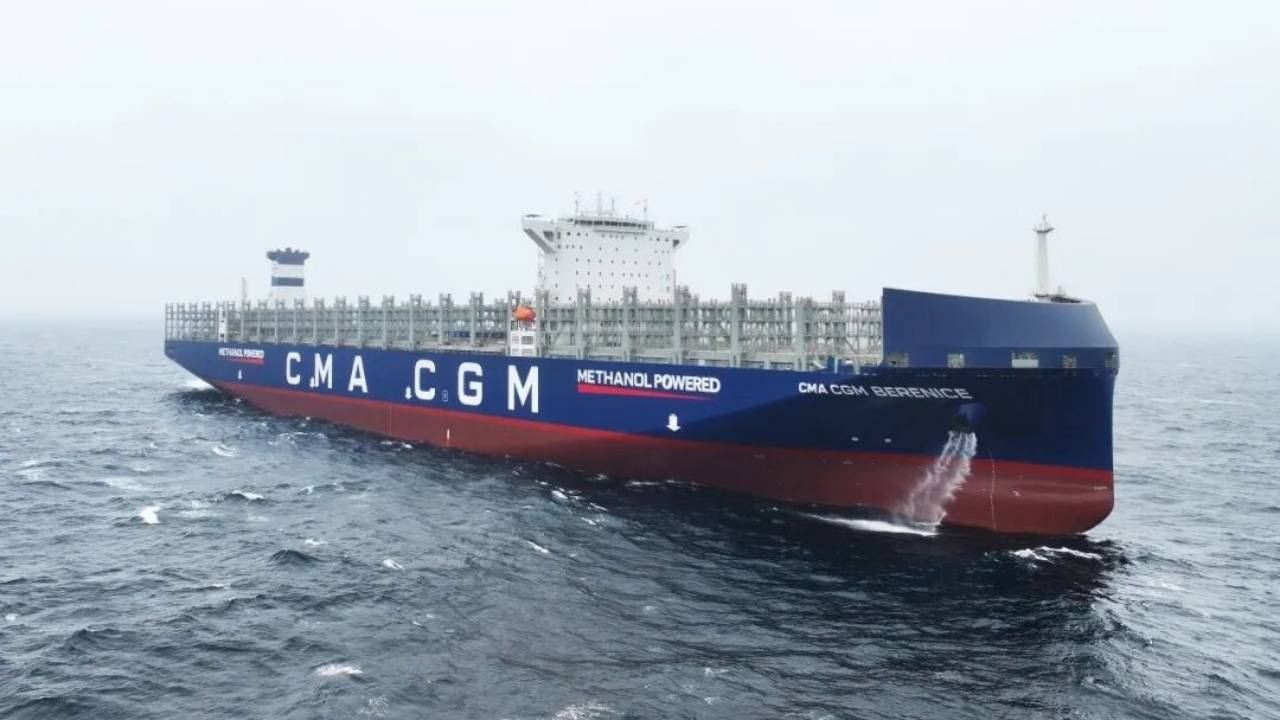 CMA CGM Berenice vessel.