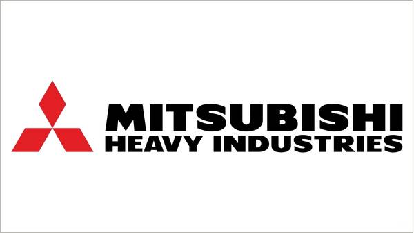 Mitsubishi Heavy Industries (MHI) logo.
