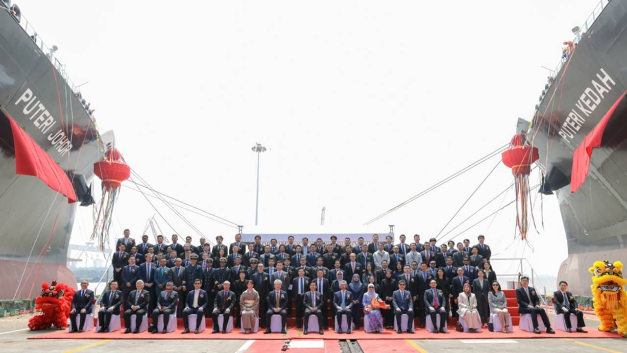 Naming ceremony of the vessels Puteri Johor and Puteri Kedah.