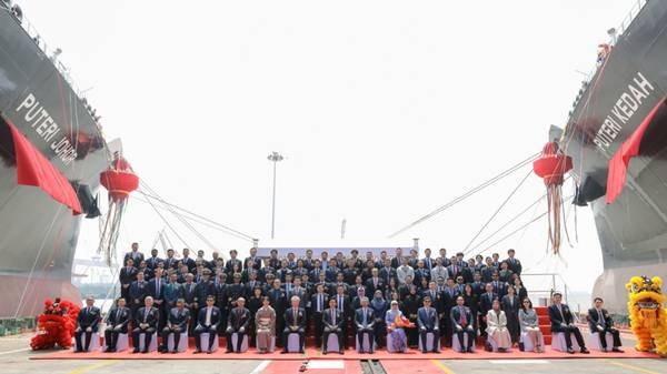 Naming ceremony of the vessels Puteri Johor and Puteri Kedah.