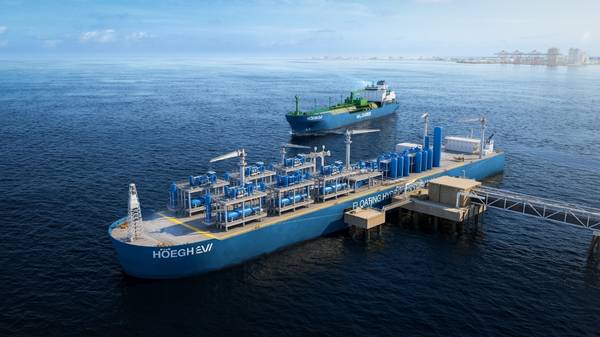 Floating hydrogen terminal render.