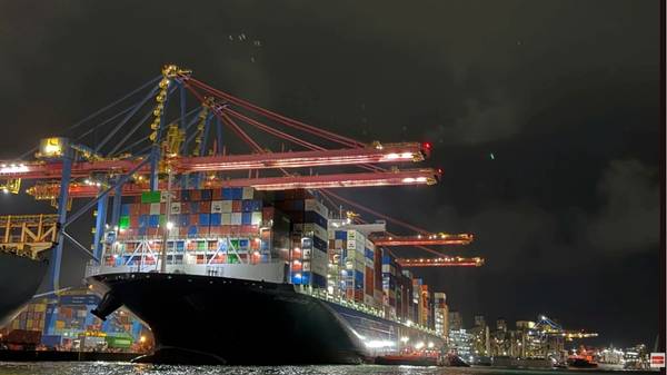 Bioethanol bunkering at the Port of Santos.