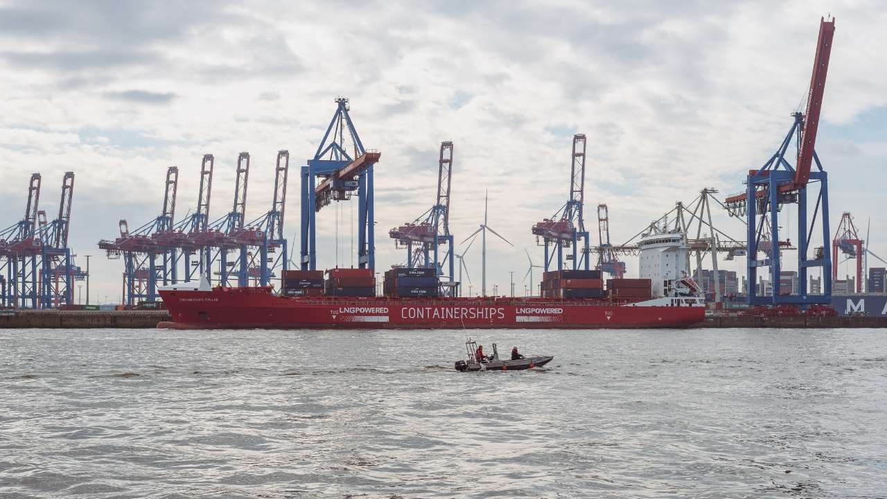 Port of Hamburg.