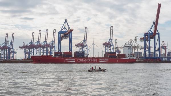 Port of Hamburg.