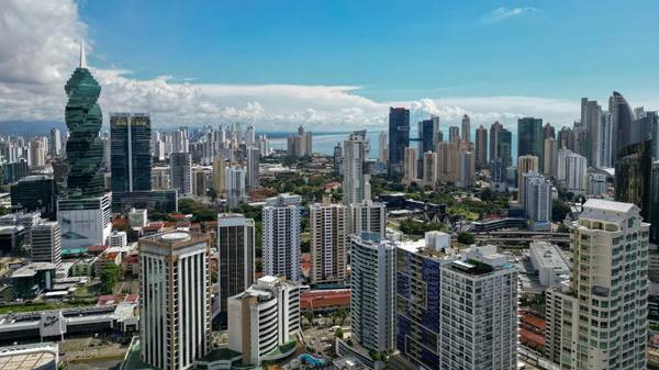 Panama City skyline.