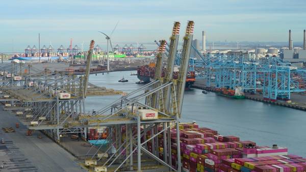 Port of Rotterdam.