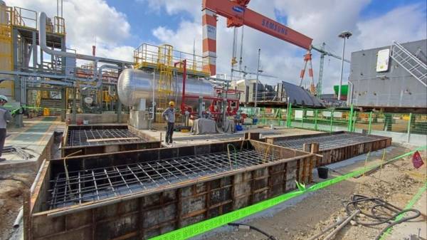 Construction of Amogy FAT facility.