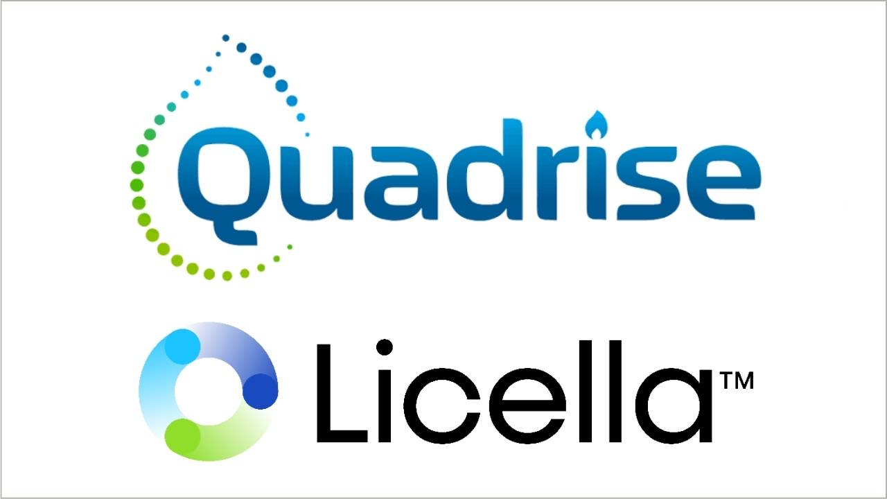 Quadrise and Licella logo.