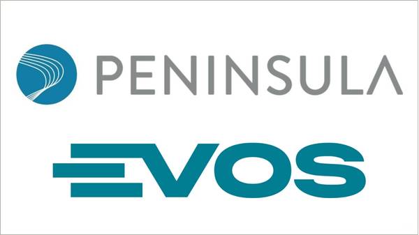 Peninsula and Evos logo.