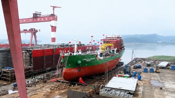 Launching ceremony of Carlotta Cosulich.