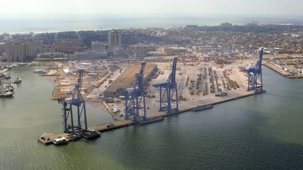 Port of Galveston.