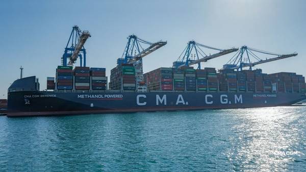 CMA CGM Berenice vessel.