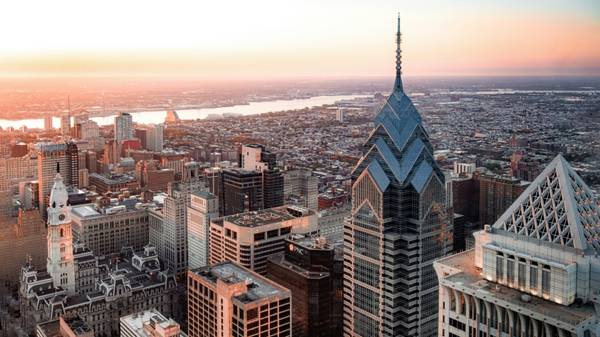 Pennsylvania skyline.