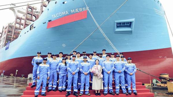 Tacoma Maersk naming ceremony.