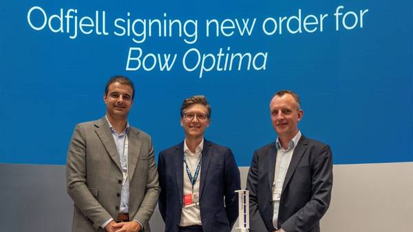 Odfjell and bound4blue eSAIL order signing.