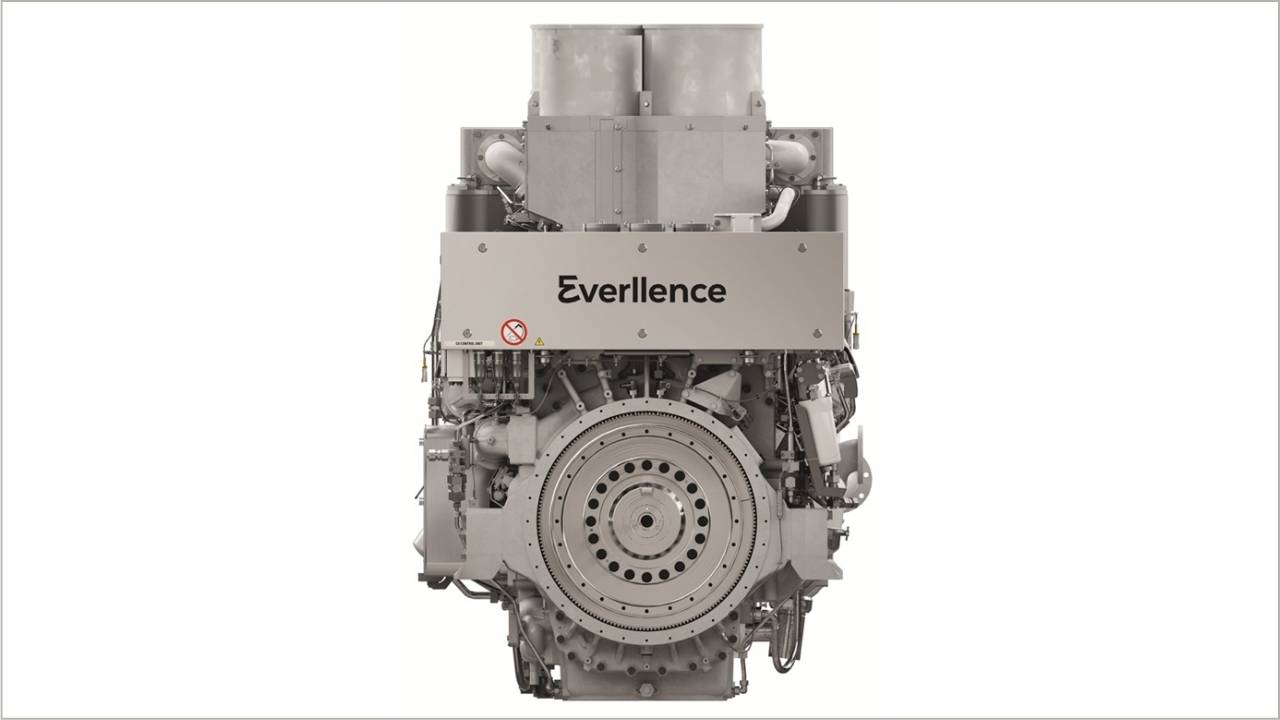 Everllence's 175D high-speed engine render.