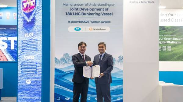 KR and Hanwha Ocean sign MoU.