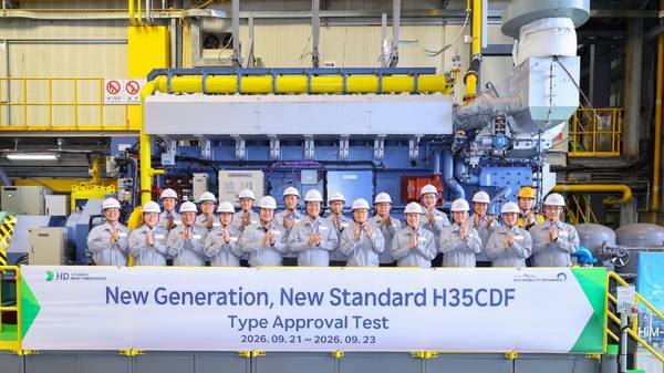 Type approval test (TAT) for H35CDF engine.