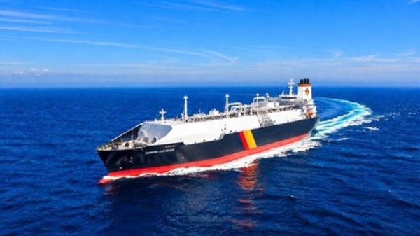 Diamond Gas Nexus vessel.