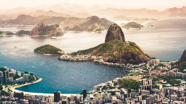 Rio de Janeiro aerial view.
