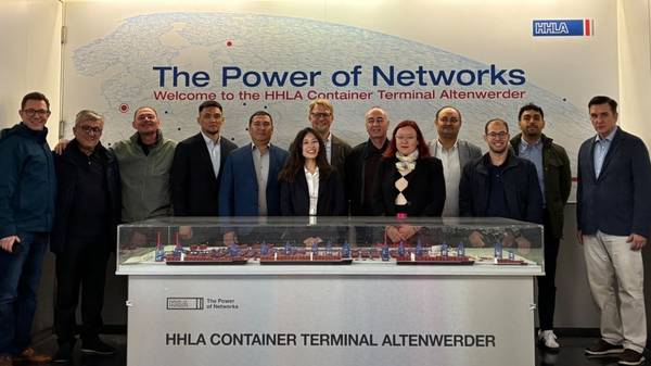 Study visit to Hamburg, Germany, on sustainable port development.