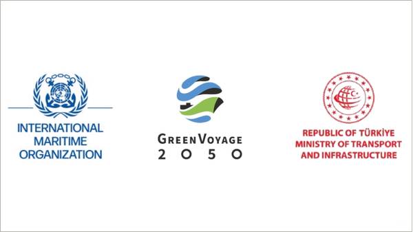 IMO, GreenVoyage2050 and Republic of Türkiye MoTI logos.