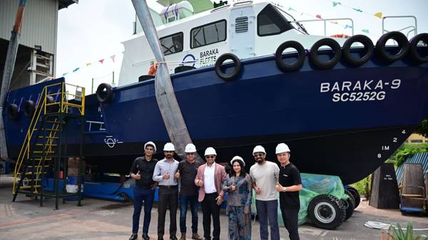Launching ceremony of Baraka-9.